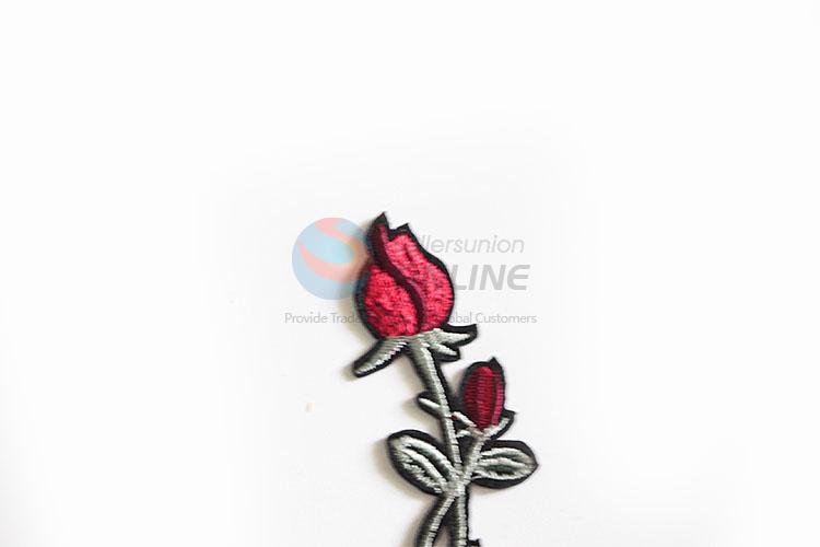 Very Popular Rose Floral Embroidery Patches Cloth