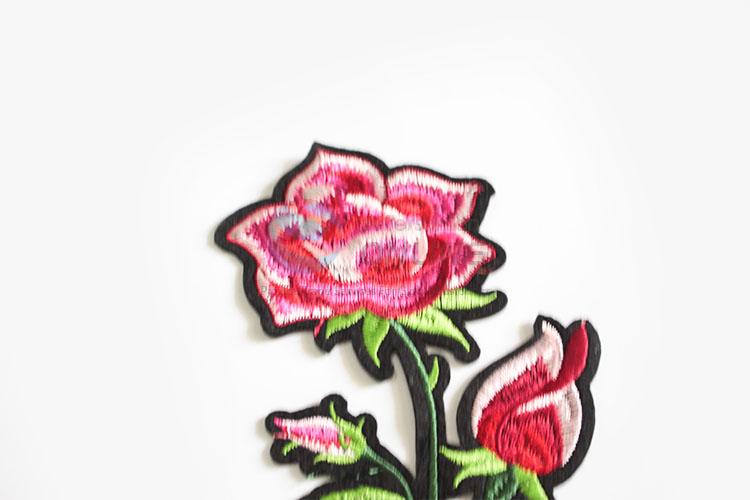 Special Design DIY Exquisite Flower Embroidered Sew On Patch