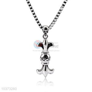 Skull Pendant Punk Zinc Alloy jewellery Necklace