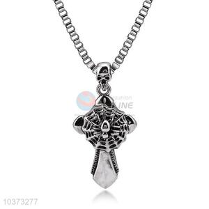 Cross Pendant Punk Zinc Alloy jewellery Necklace