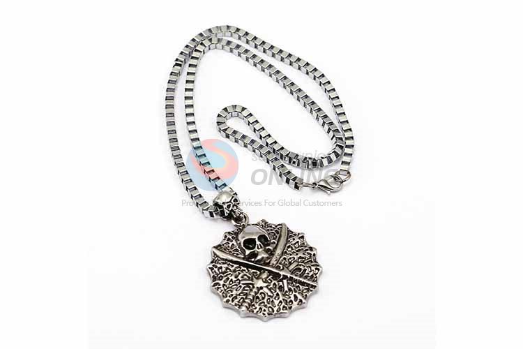 Skull Pendant Punk Zinc Alloy jewellery Necklace