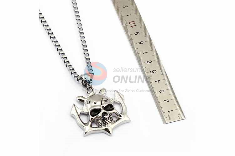 Skull Pendant Punk Zinc Alloy jewellery Necklace