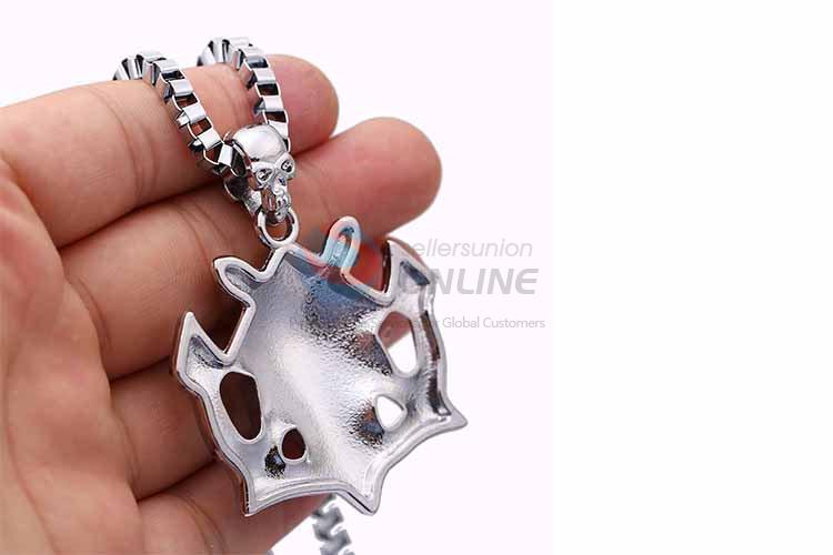 Skull Pendant Punk Zinc Alloy jewellery Necklace