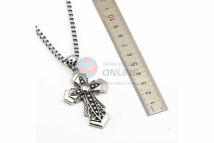 Cross Pendant Punk Zinc Alloy jewellery Necklace