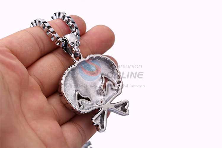 Skull Pendant Punk Zinc Alloy jewellery Necklace