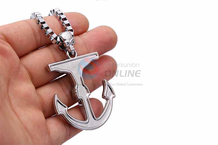 Skull Pendant Punk Zinc Alloy jewellery Necklace