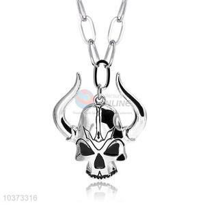 Skull Pendant Punk Zinc Alloy jewellery Necklace