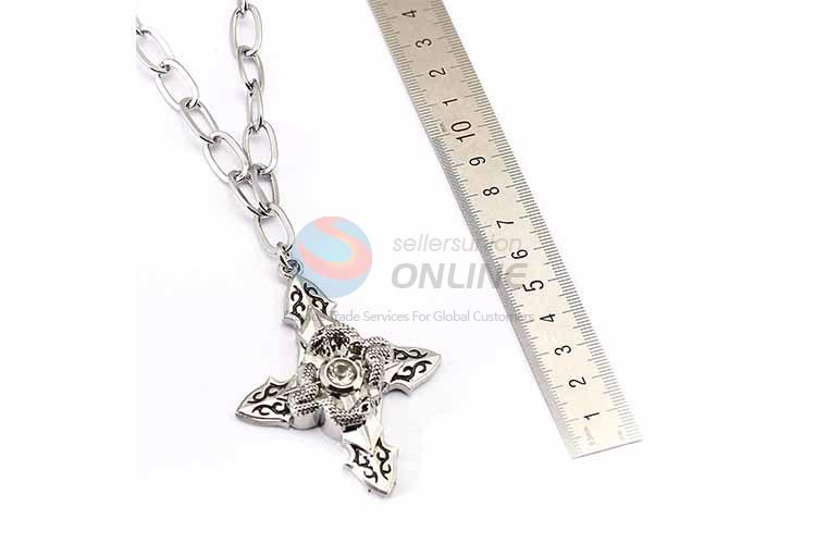 Cross Pendant Punk Zinc Alloy jewellery Necklace