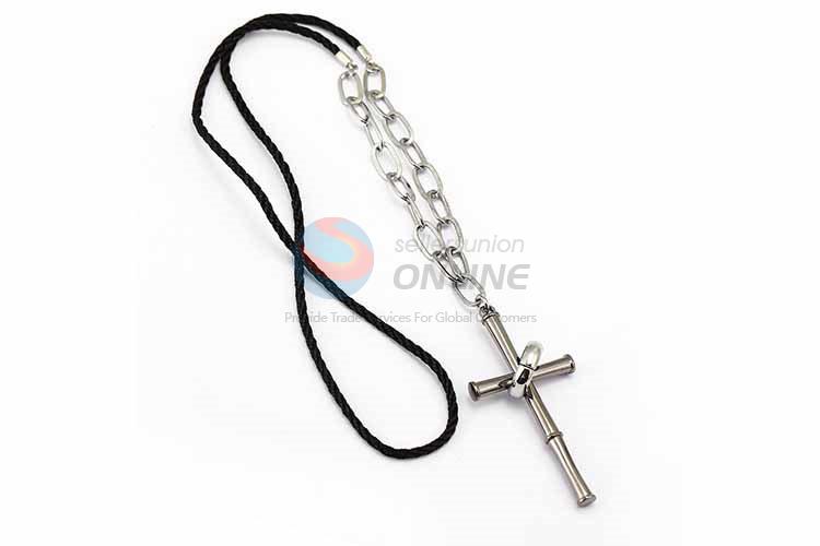 Cross Pendant Punk Zinc Alloy jewellery Necklace