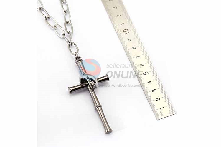 Cross Pendant Punk Zinc Alloy jewellery Necklace