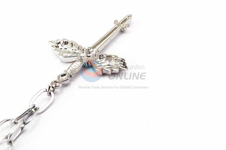 Wing Pendant Punk Zinc Alloy jewellery Necklace