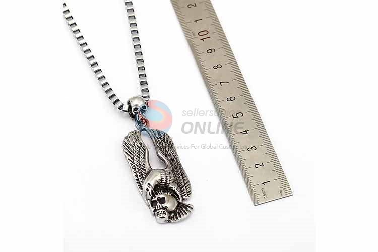 Skull Pendant Punk Zinc Alloy jewellery Necklace