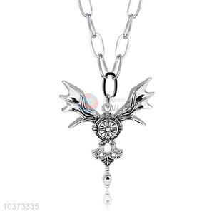 Wing Pendant Punk Zinc Alloy jewellery Necklace