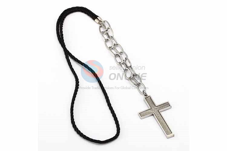 Cross Pendant Punk Zinc Alloy jewellery Necklace