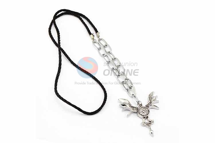 Wing Pendant Punk Zinc Alloy jewellery Necklace