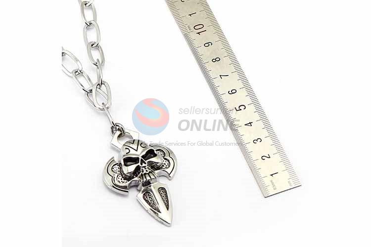 Skull Pendant Punk Zinc Alloy jewellery Necklace