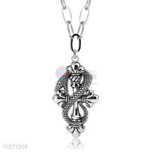 Snake Pendant Punk Zinc Alloy Jewellery Necklace