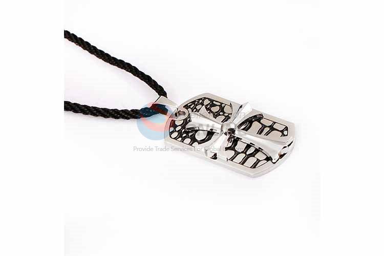 Cross Pendant Punk Zinc Alloy Jewellery Necklace