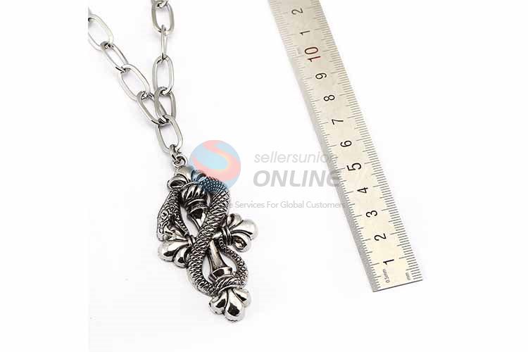 Snake Pendant Punk Zinc Alloy Jewellery Necklace