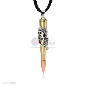 Bullet Shaped Punk Zinc Alloy Jewellery Necklace