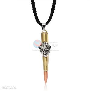 Bullet Shaped Punk Zinc Alloy Jewellery Necklace