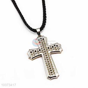 Cross Pendant Punk Zinc Alloy Jewellery Necklace