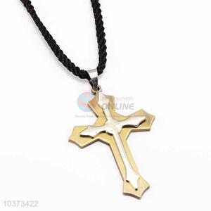 Cross Pendant Punk Zinc Alloy Jewellery Necklace