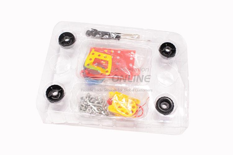 Fancy delicate top quality assembled diy car toy