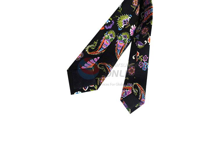 Made in China flower printed necktie for gentlemen