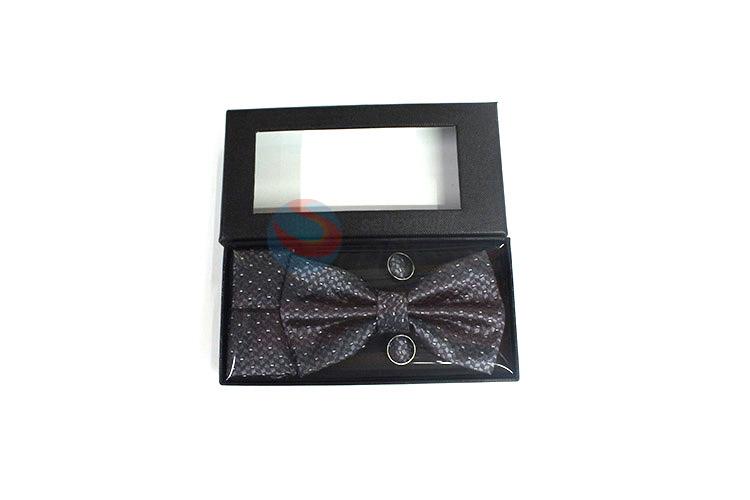 Factory promotional price printed bow tie for men