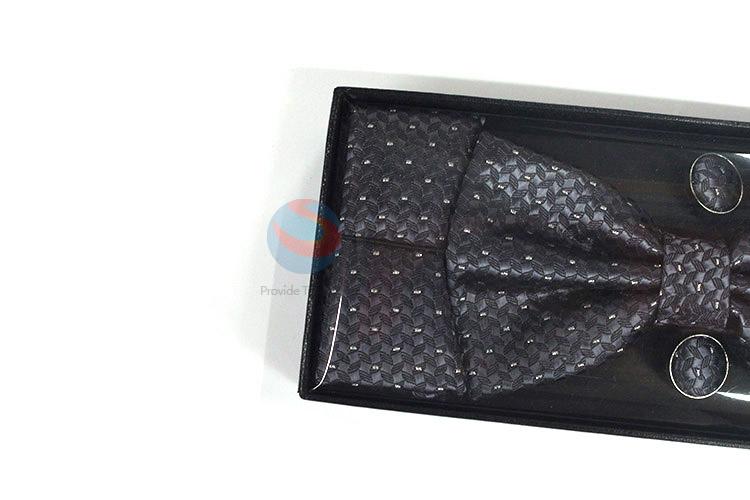 Factory promotional price printed bow tie for men