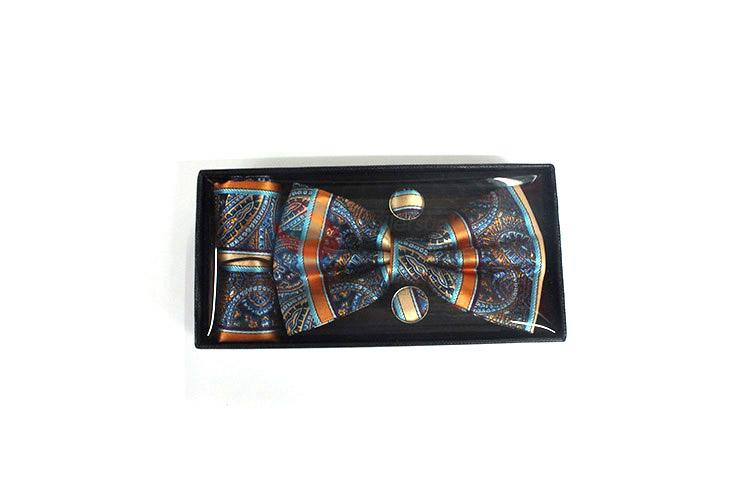 Factory wholesale popular printed bow tie for men