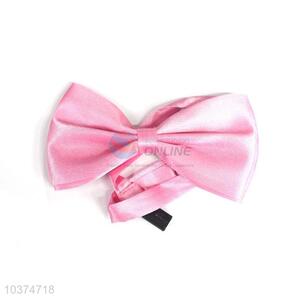 Hot selling new arrival pink bow tie for men