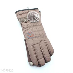 Promotional custom women winter warm gloves outdoor gloves