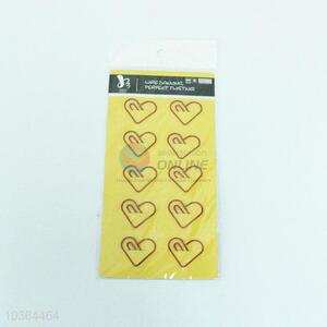 Heart shaped clip with factory price