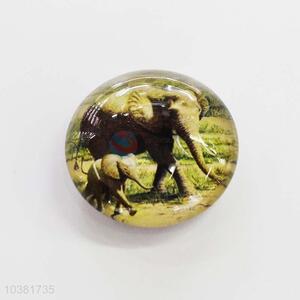 Elephant Glass Decorations Fridge Magnet Sticker