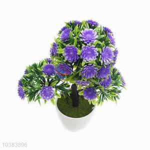 Wholesale Plastic Fake Artificial Flower Bonsai for Decoration