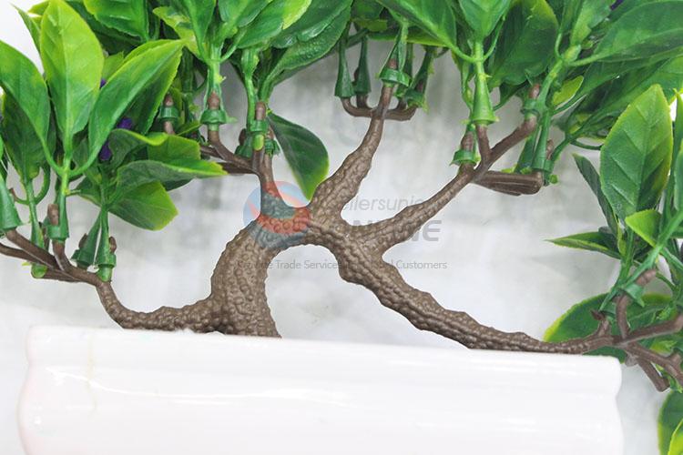 Wholesale artificial flower potted tree bonsai