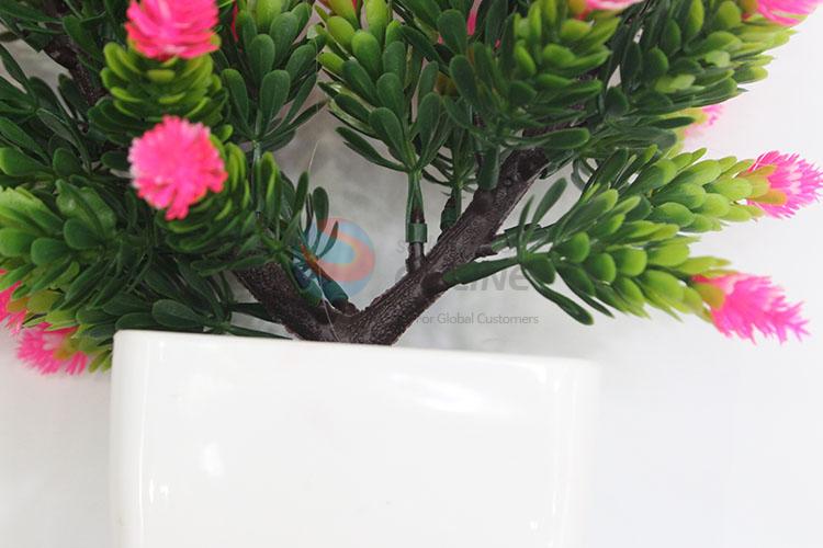 Artificial Flower Plant Miniascape Fake Bonsai For Indoor Office Decoration Gifts