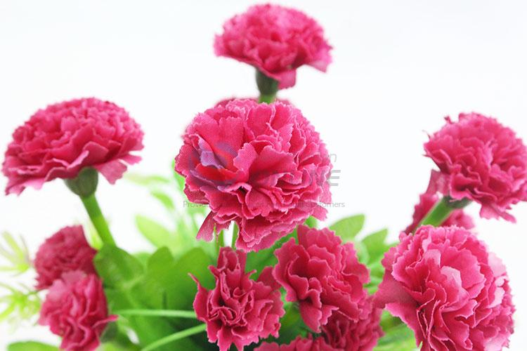 Home decoration artificial mini bonsai,fake carnation bonsai