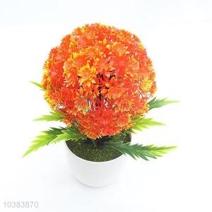 Cheap wholesale mini artificial flower pot bonsai