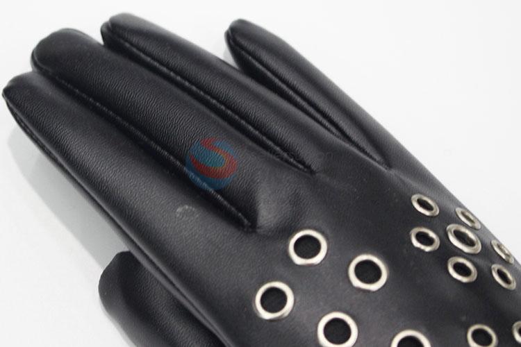 Cool women winter thin leather glove for driving