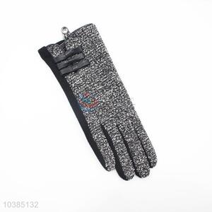 Women winter warm wool cuff gloves