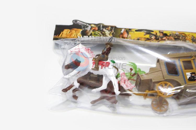 Superior Quality Toys Western Carriage and West Cowboy on Horse