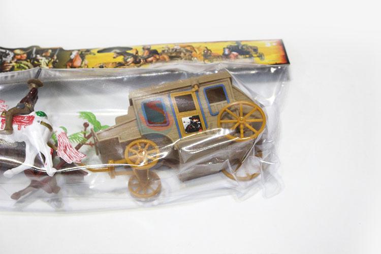Superior Quality Toys Western Carriage and West Cowboy on Horse