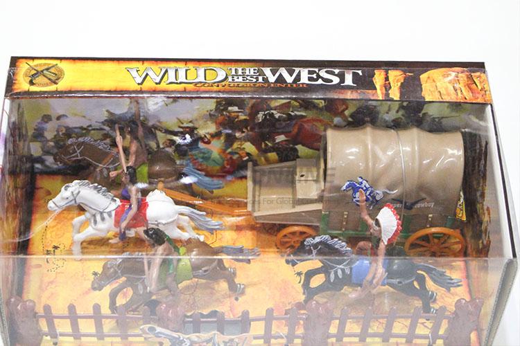 Direct Price Indian Carriage and Indian on Horse Kids Toy