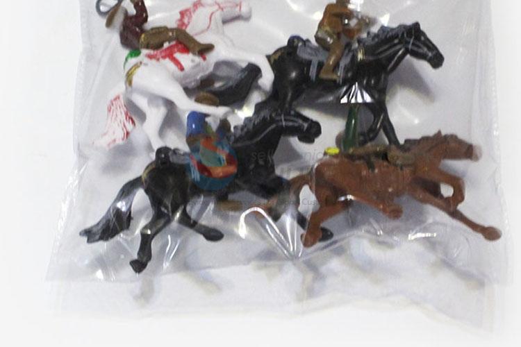 Wholesale Cheap 4pcs  West Cowboy on Horse Toys