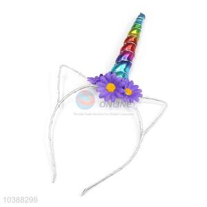 Colorful Unicorn Design Party Hair Clasp For Children