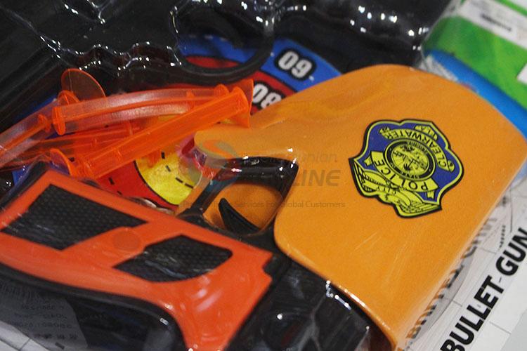 Wholesale plastic police shooting gun toys for kids