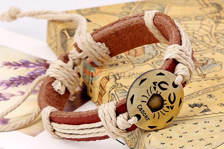 Creative Design Constellation Series Leather Bracelet